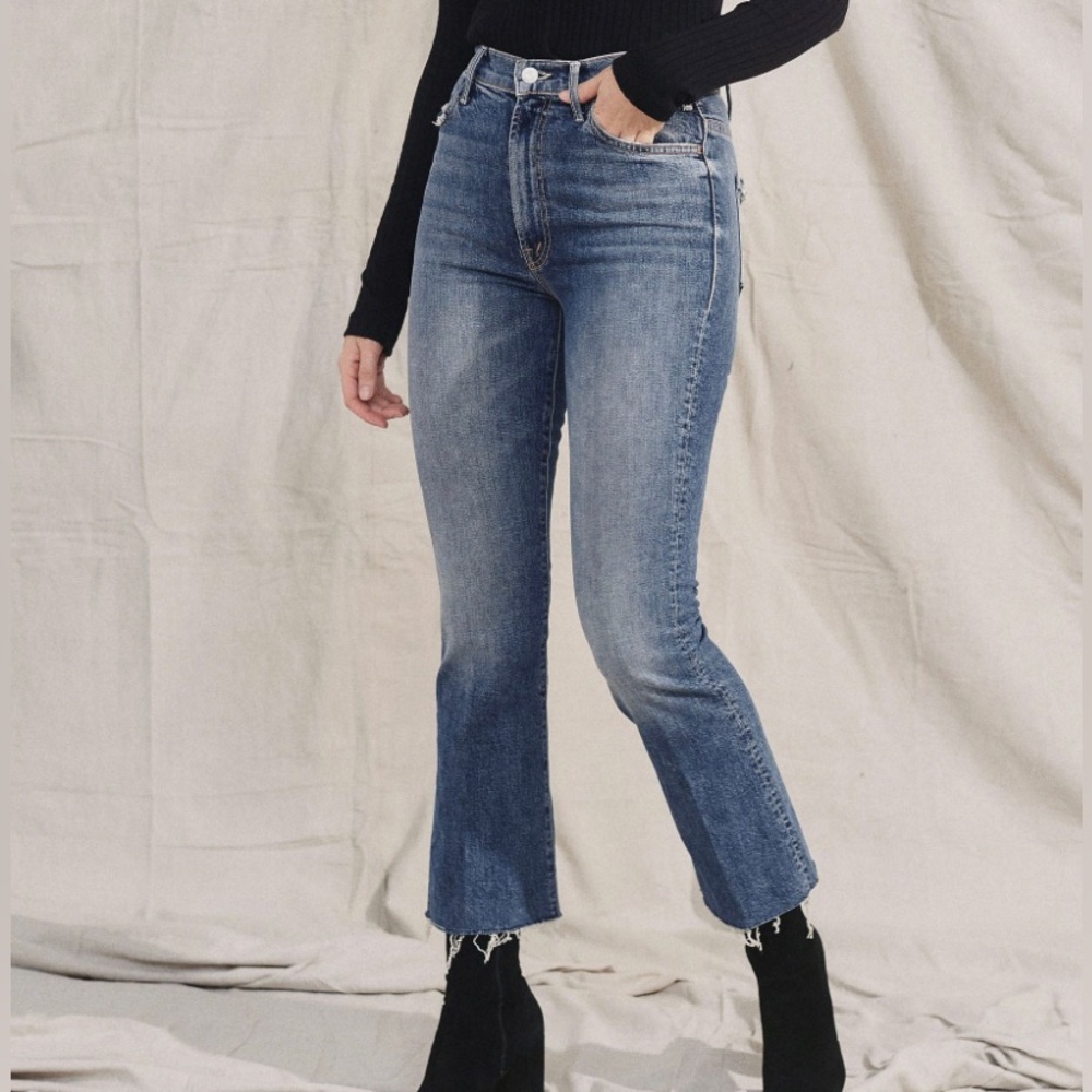 MOTHER Denim - The Hustler Ankle Fray - We All Scream
